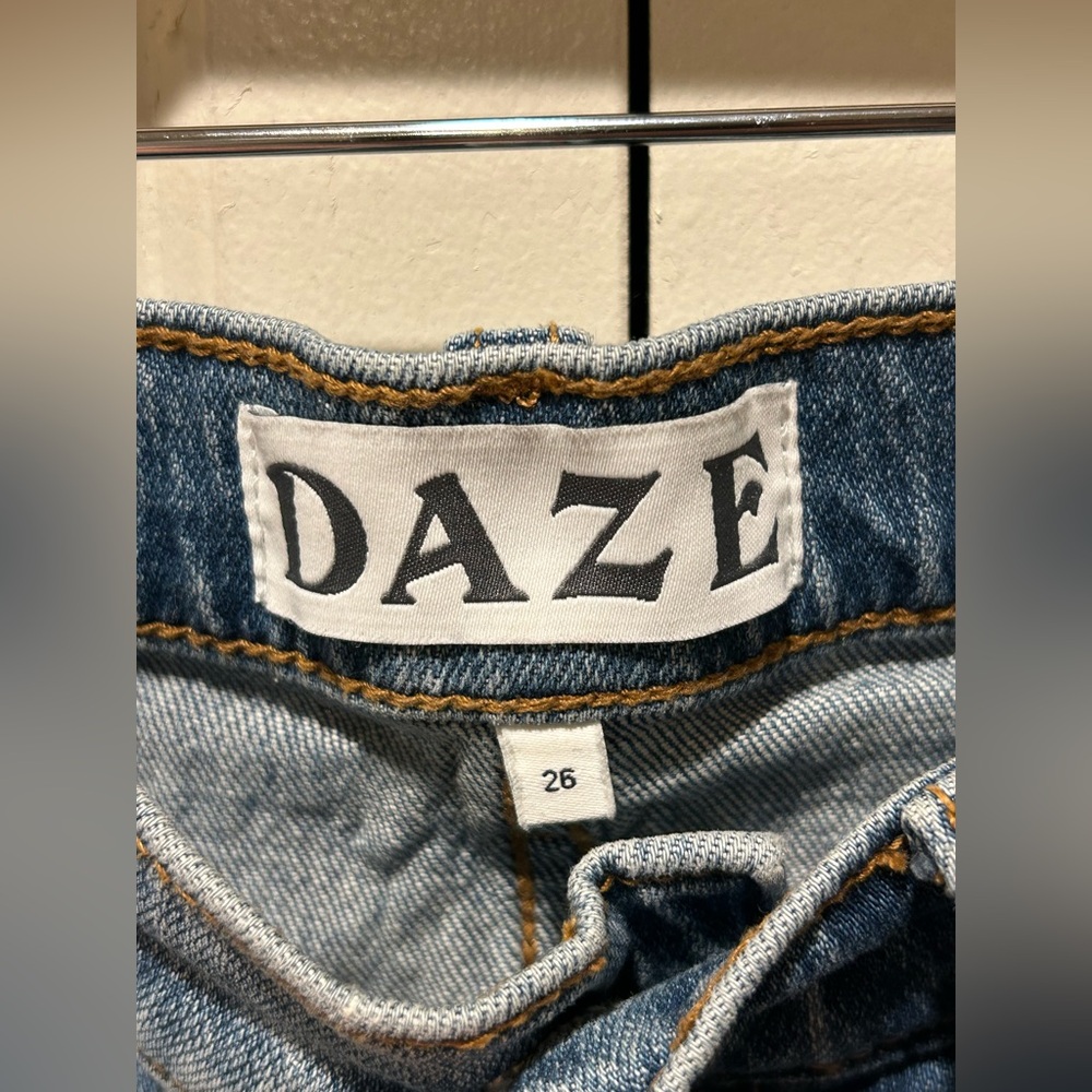 DAZE Girl Next Door Midi Skirt Organic Cotton , size 26 - Picture 6 of 9